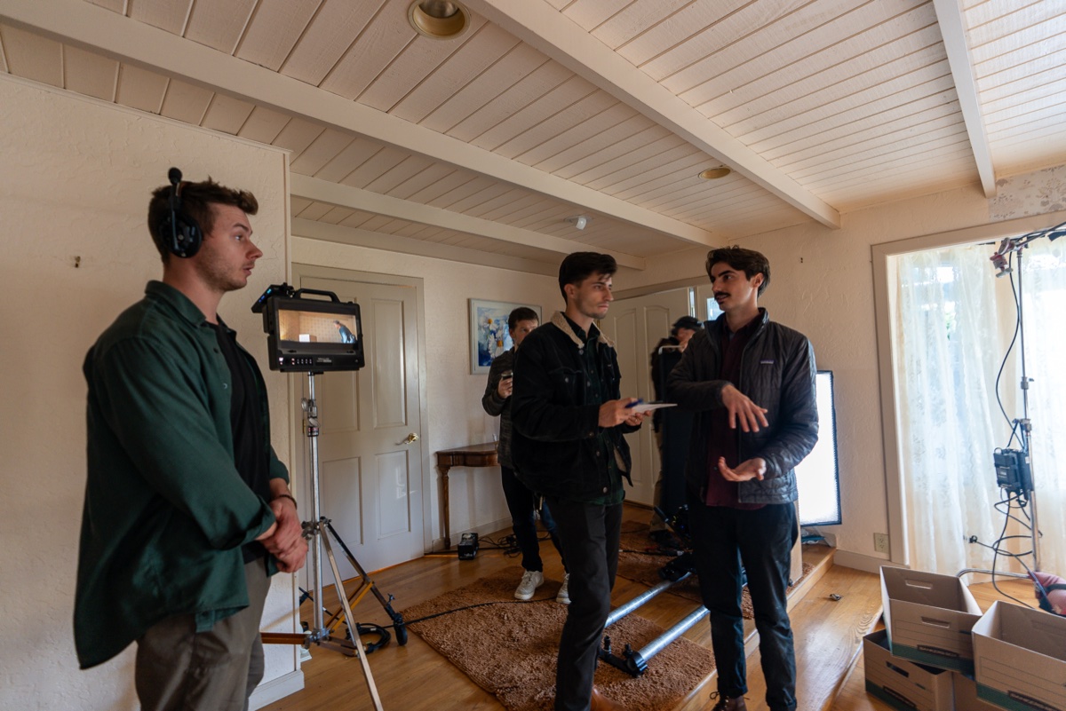 Directing on set